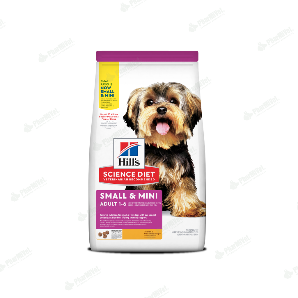 HILL'S SD CANINE ADULT CHICKEN SMALL PAWS 4.5LB X 2 KG
