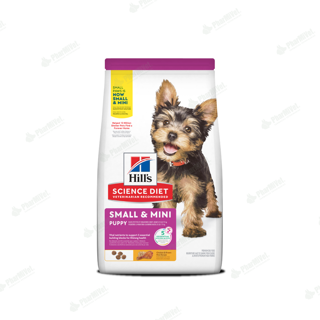 HILL'S SD PUPPY SMALL PAWS CHICKEN 4.5 LB X 2 KG