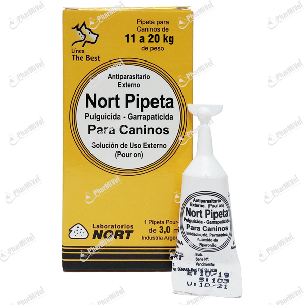 NORT PIPETA CANINO (3ML) 11 A 20 KG