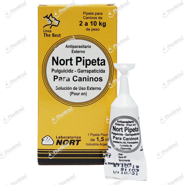 NORT PIPETA CANINO (1.5 ML) 2 A 10 KG