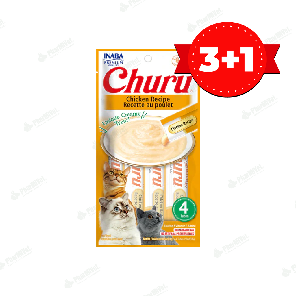 CHURU CHICKEN RECIPE RECETTE X 4 TUBOS (603)