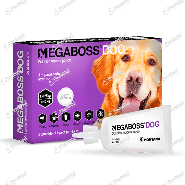 PIPETA MEGABOSS DOG SPOT ON 4.7 ML (25-40 KG)