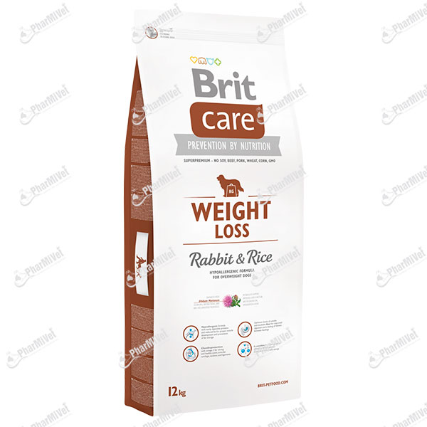 BRIT CARE WEIGHT LOSS RABBIT &amp; RICE X 12 KG