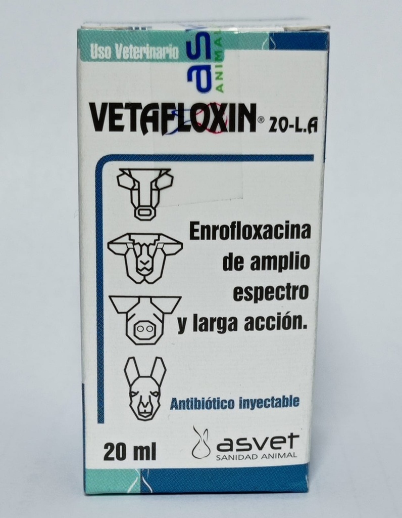 VETAFLOXIN 20 LA X 20 ML
