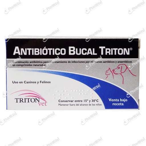 [8370103001] ANTIBIOTICO BUCAL TRITON X 20 TAB