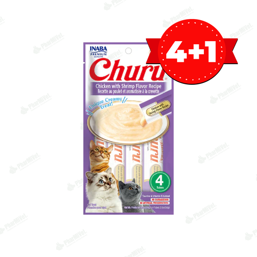 [8990301043] CHURU CHIKEN WITH SHRIMP FLAVOR RECIPE  X 4 TUBOS (608)