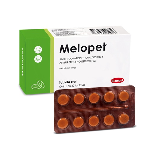 [80101040111] MELOPET X TAB (MELOXICAM 1MG)
