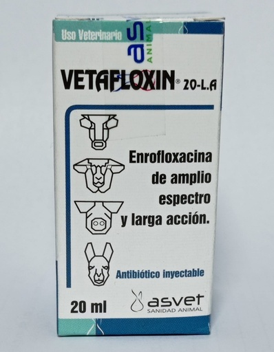 [8470103002] VETAFLOXIN 20 LA X 20 ML